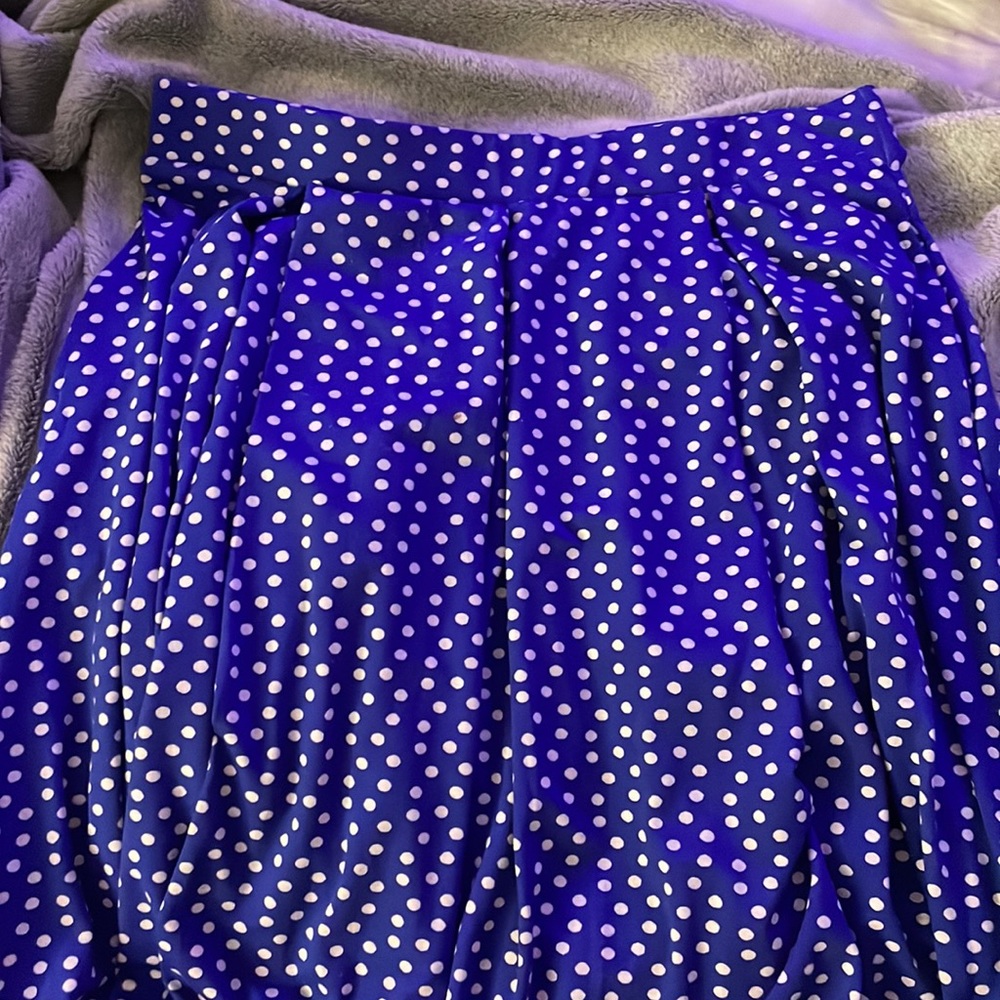 Lularoe Polkadot Madison Skirt Large